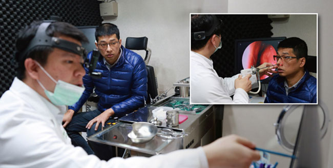 鼻咽結構內視鏡檢查